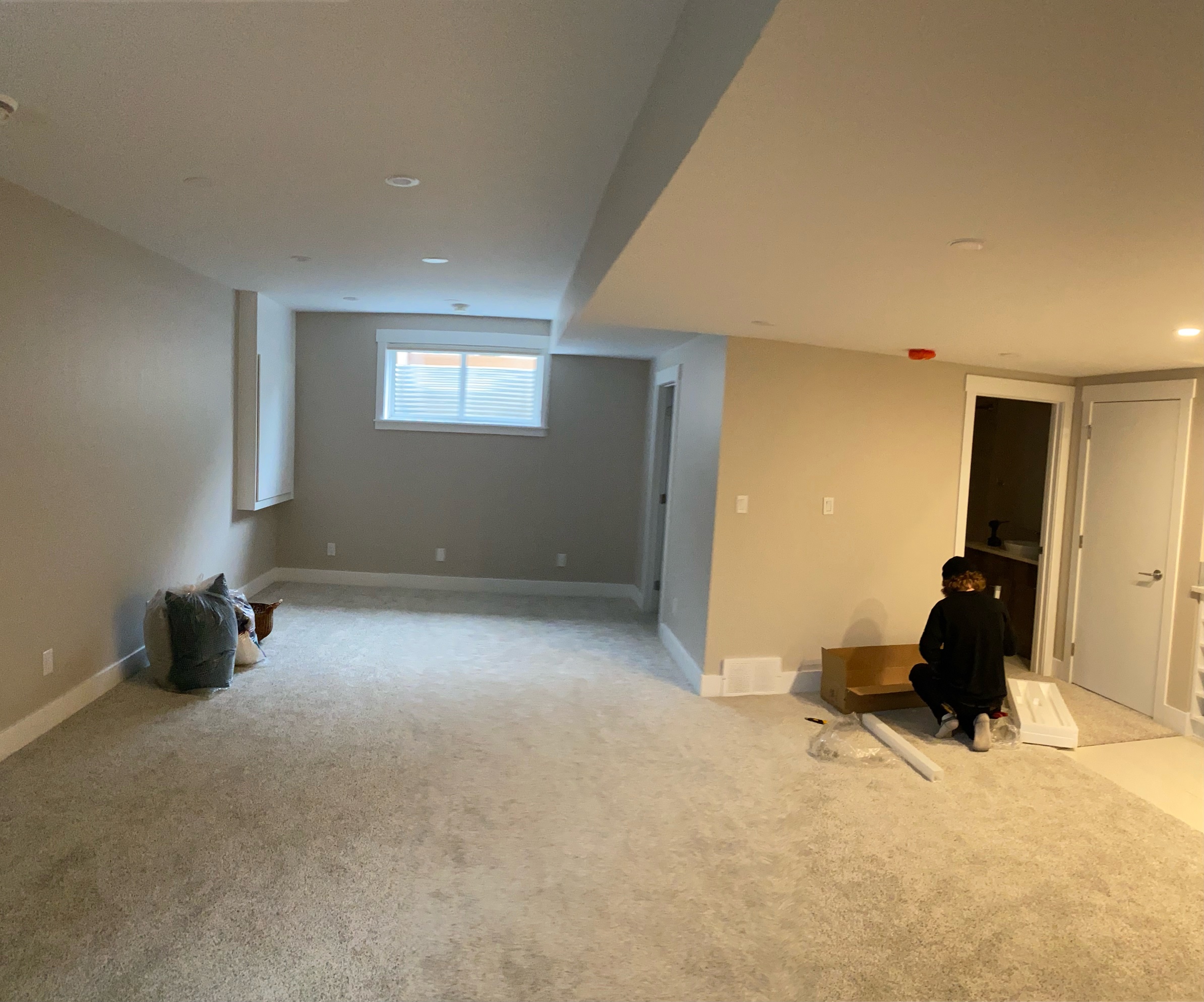 Capilano renovation finished walls