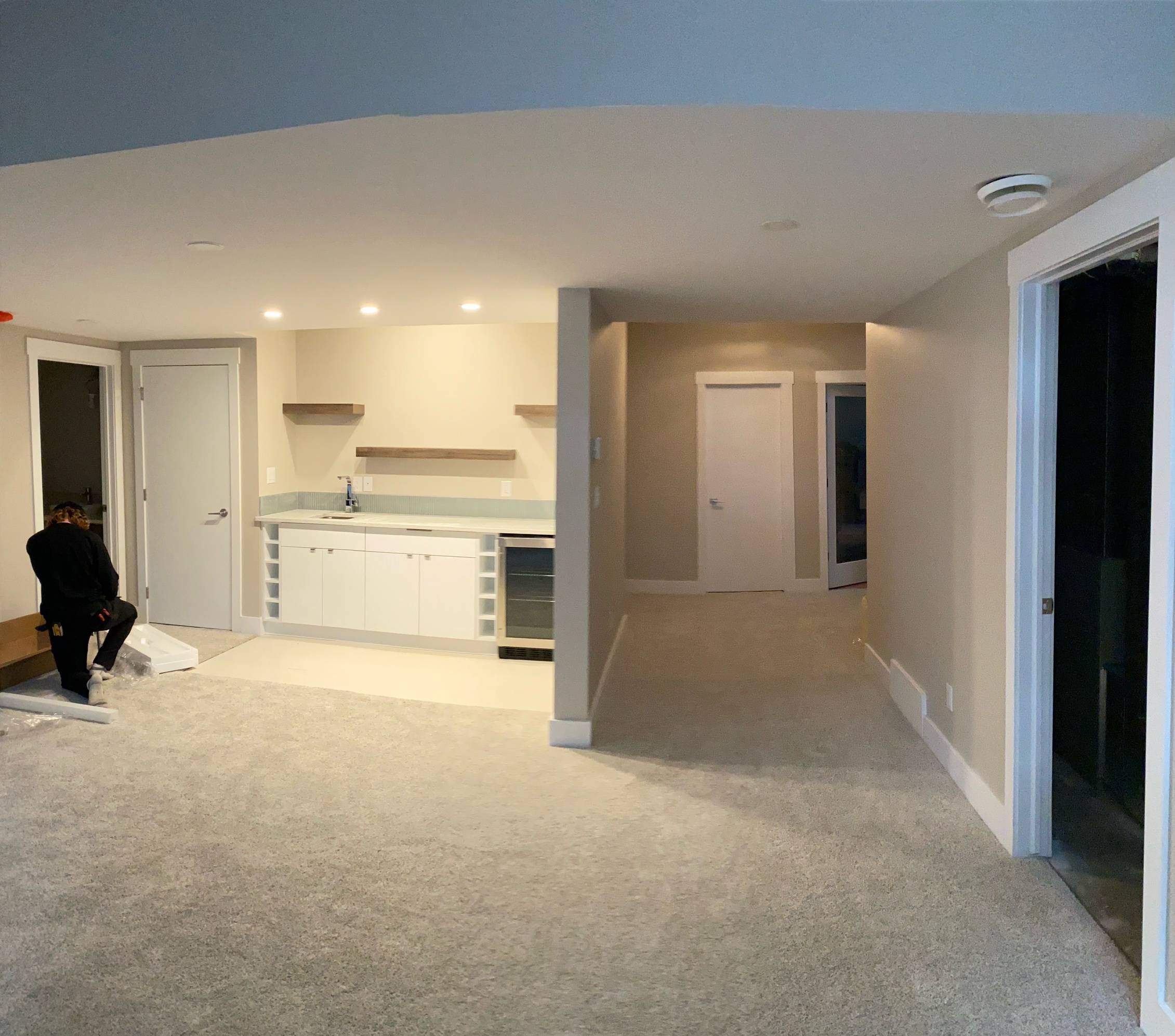 Capilano Home Renovation drywall finished basement Edmonton